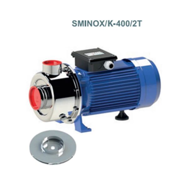 насос с закрытым и открытым рабочим колесом SMINOXA-220-2-K400-2T