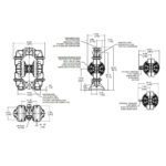 Насос мембранный пневматический S20B3P1PPUS000 (США)
